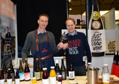 Marcel Weijers en Derrick Neleman van Neleman Organic Wine.